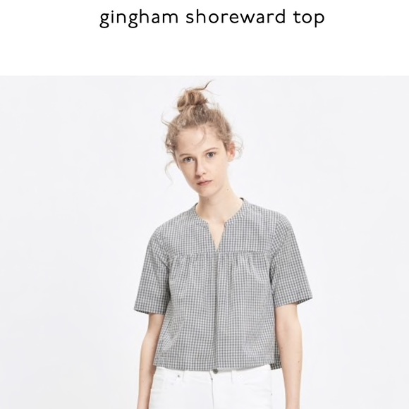 Madewell Gingham Shoreward Top - Picture 2 of 5